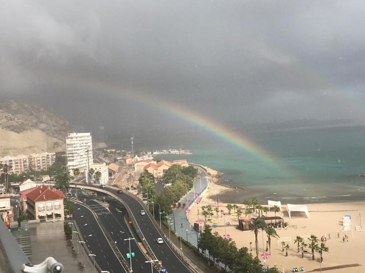 אליקאנטה Apartamento Con Vistas Al Mar Primera Linea De Playa Del Postiguet מראה חיצוני תמונה