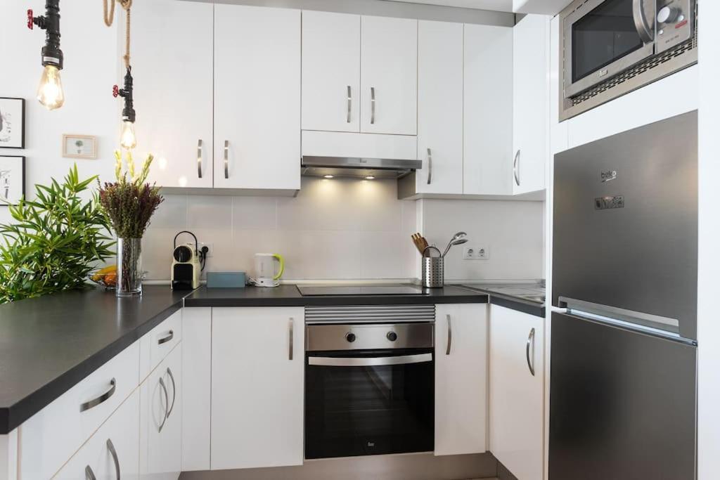 אליקאנטה Apartamento Con Vistas Al Mar Primera Linea De Playa Del Postiguet מראה חיצוני תמונה