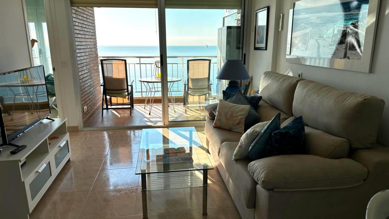 אליקאנטה Apartamento Con Vistas Al Mar Primera Linea De Playa Del Postiguet מראה חיצוני תמונה