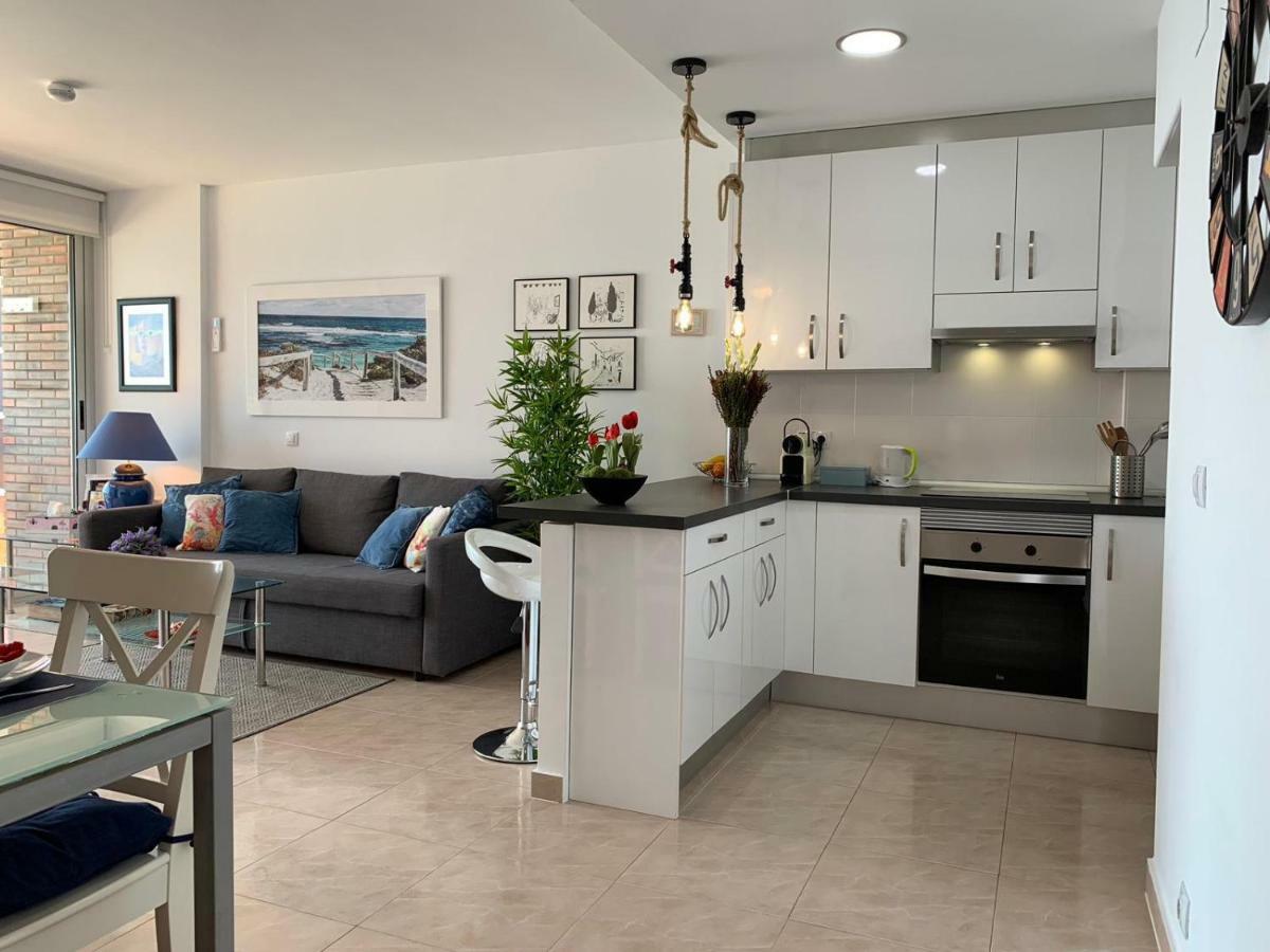 אליקאנטה Apartamento Con Vistas Al Mar Primera Linea De Playa Del Postiguet מראה חיצוני תמונה