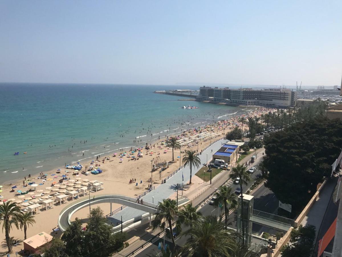 אליקאנטה Apartamento Con Vistas Al Mar Primera Linea De Playa Del Postiguet מראה חיצוני תמונה