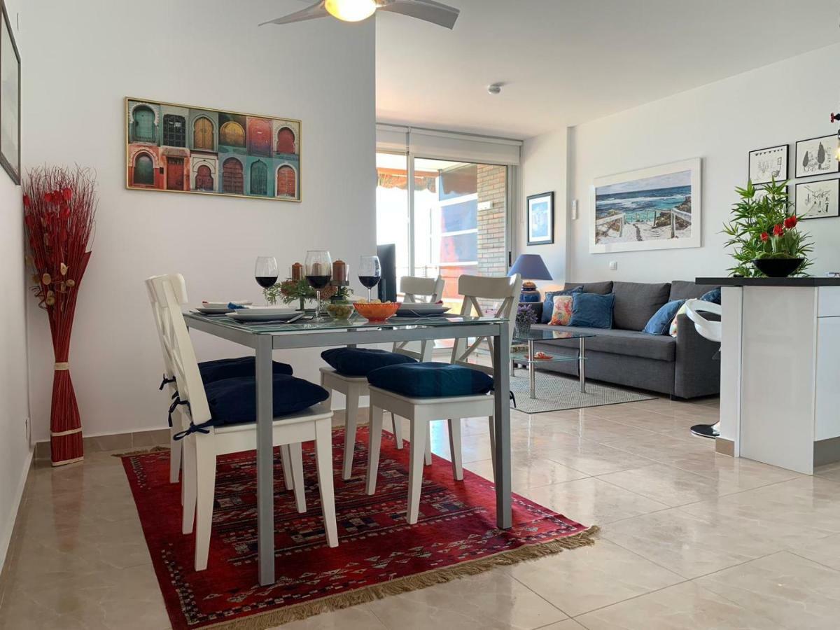אליקאנטה Apartamento Con Vistas Al Mar Primera Linea De Playa Del Postiguet מראה חיצוני תמונה